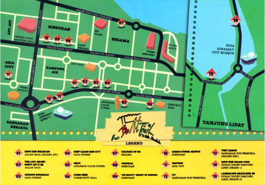 Bin Art Trail Kota Kinabalu